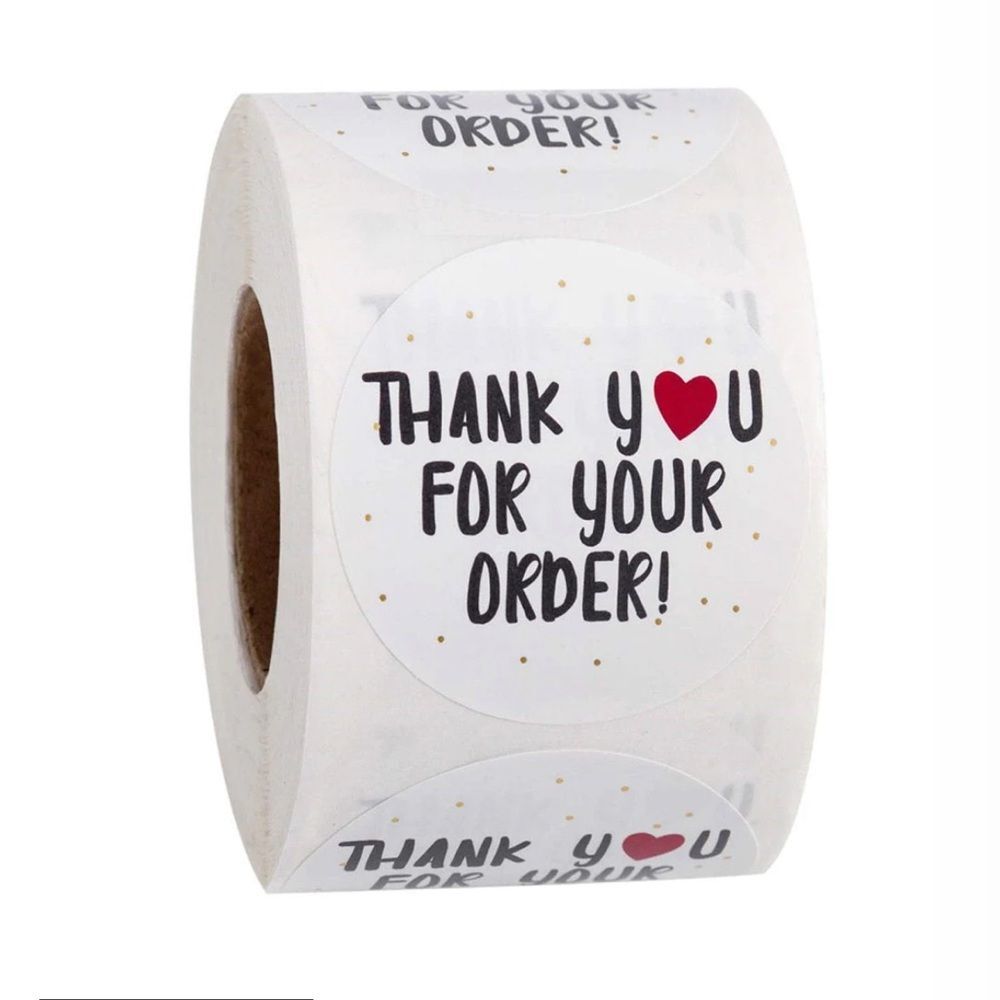 500 Thank You Stickers